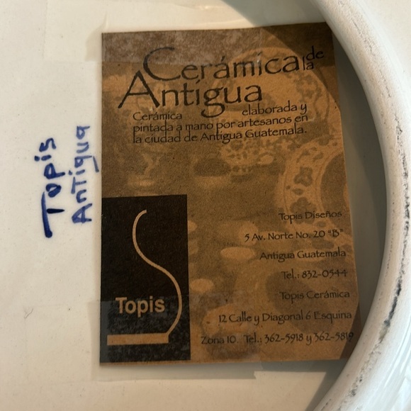 Topis Pyramid – Dinner Plate with Rim - Picture 3 of 4